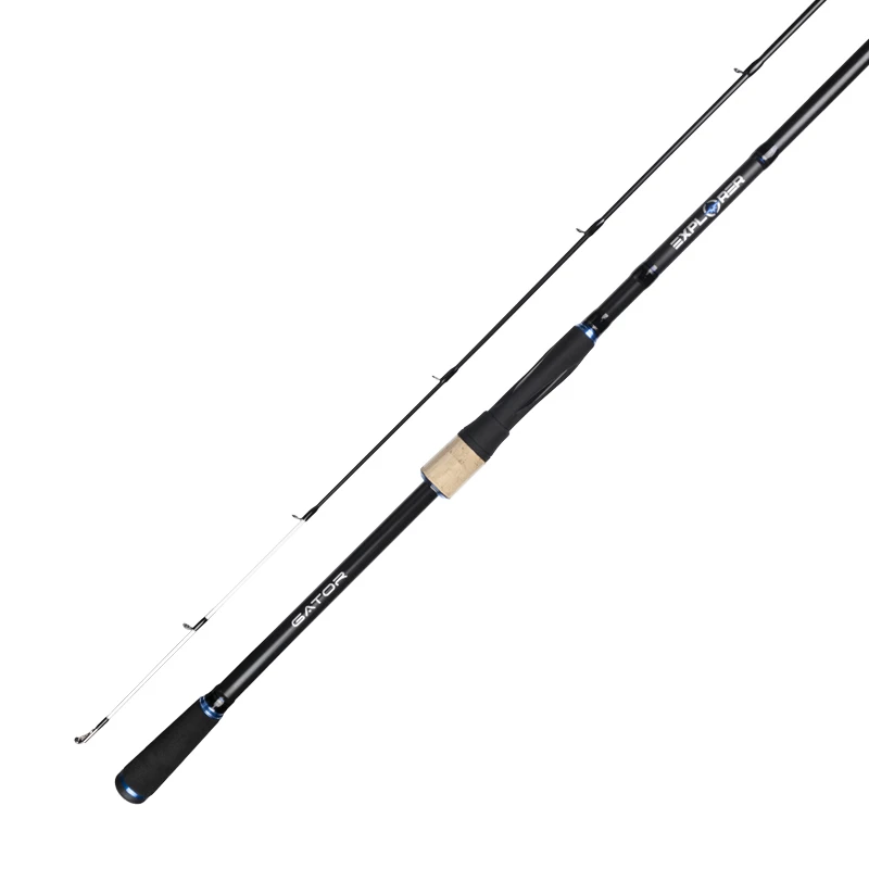 Gator Bait Twitch Explorer Perch Rod 2-Pcs 7'2'' 5-25g 1 Gator Bait Twitch Explorer Perch Rod 2-Pcs 7'2'' 5-25g